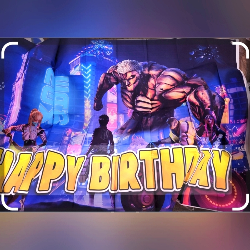 Superhero Birthday Banner